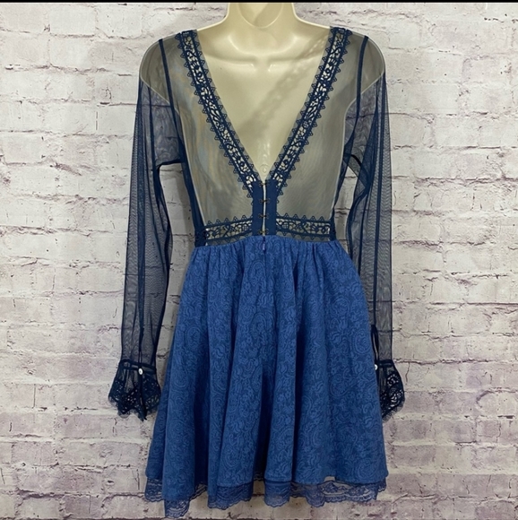 Free People V is for Victorian Mini Dress - Picture 3 of 4